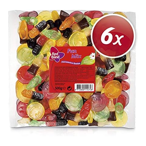 Red Band Fun Mix 500 g Beutel - 6er Pack | Fruchtgummi und Lakritz Cover