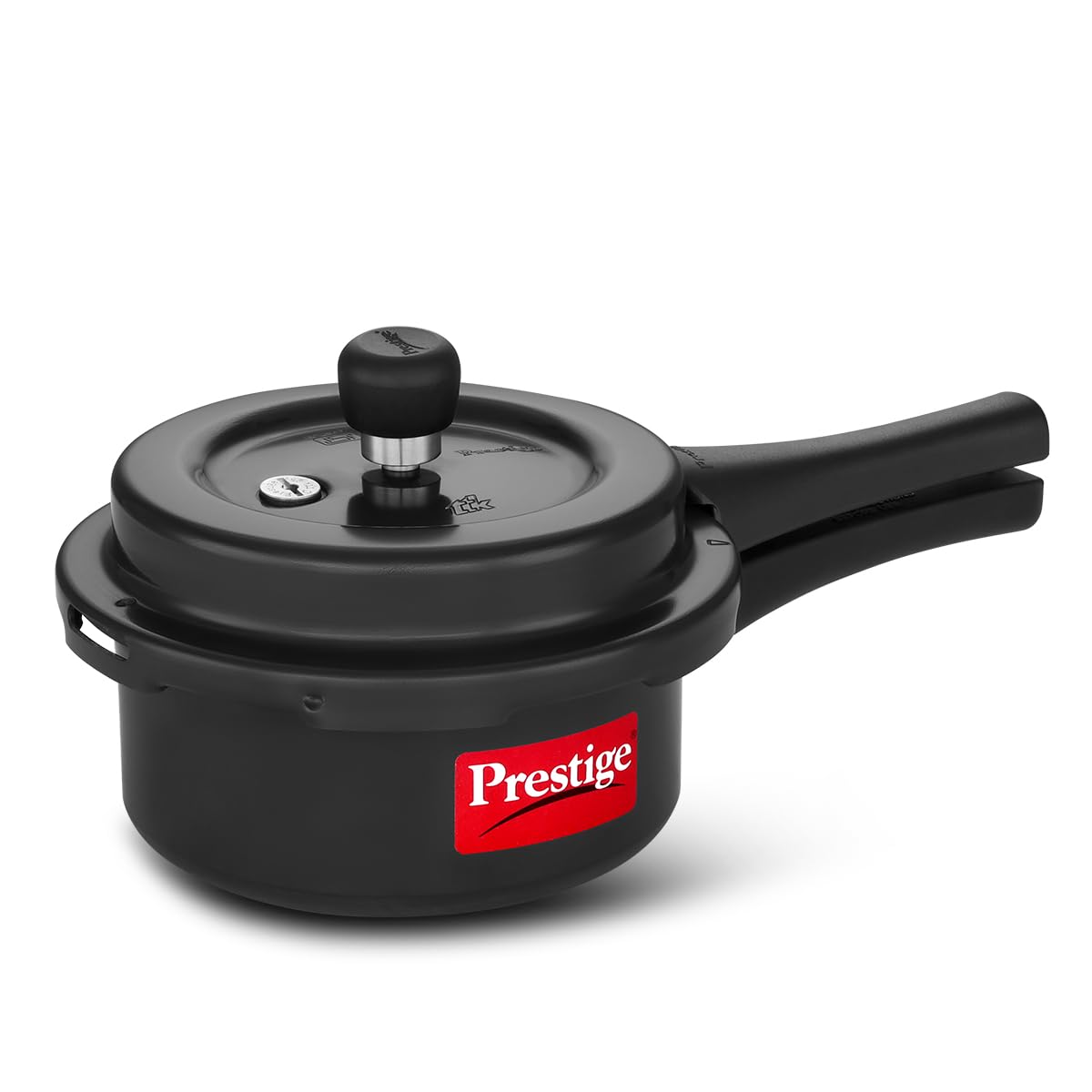 Prestige 2 Litre Hard Anodised Popular Svachh Outerlid Pressure Cooker|Deep Lid for spillage Control|Gas compatible|Gasket Release System|Metallic Safety Plug|5 years warranty|ISI Certified