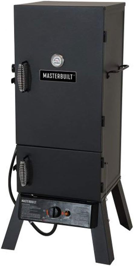 Masterbuilt 20051311 GS30D 2-Door Propane Smoker, 30" (Old Version), Black : Patio, Lawn & Garden