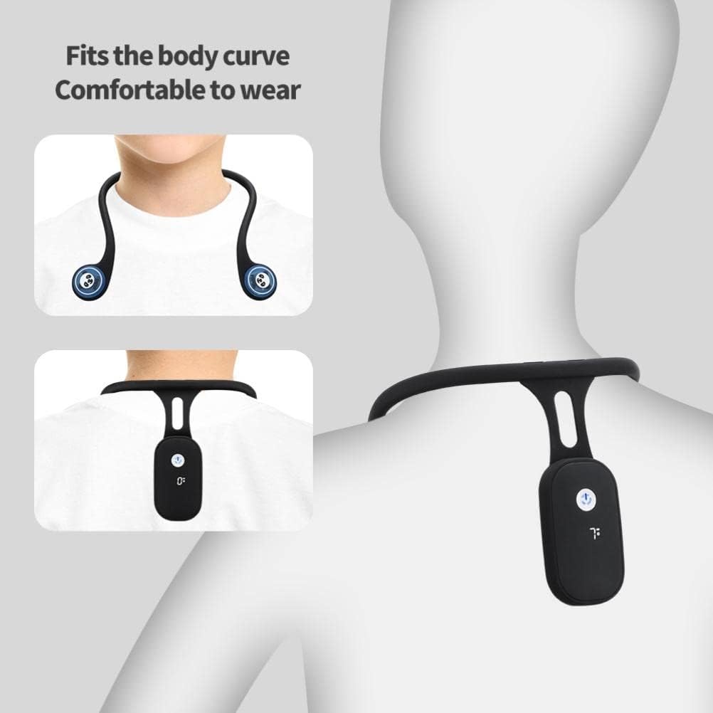 Correttore Postura Invisibile in Silicone, Allenatore Collo Sospeso per Correzione Gobbo con Allineamento in Tempo Reale, Cintura Regolabile for Ufficio Casa Sportivi e Persone Sedentarie