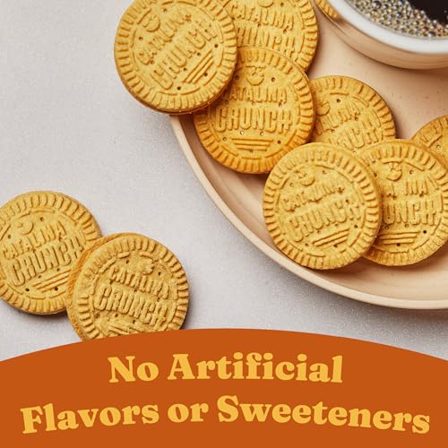 Image of Catalina Crunch Protein Cookies, 4g Protein per Serving | Low-Sugar Sandwich Cookies | Gluten Free, Vegan | Keto Dessert Snacks - Peanut Butter, 5.9 oz. (14 Count) (Pack of 2)