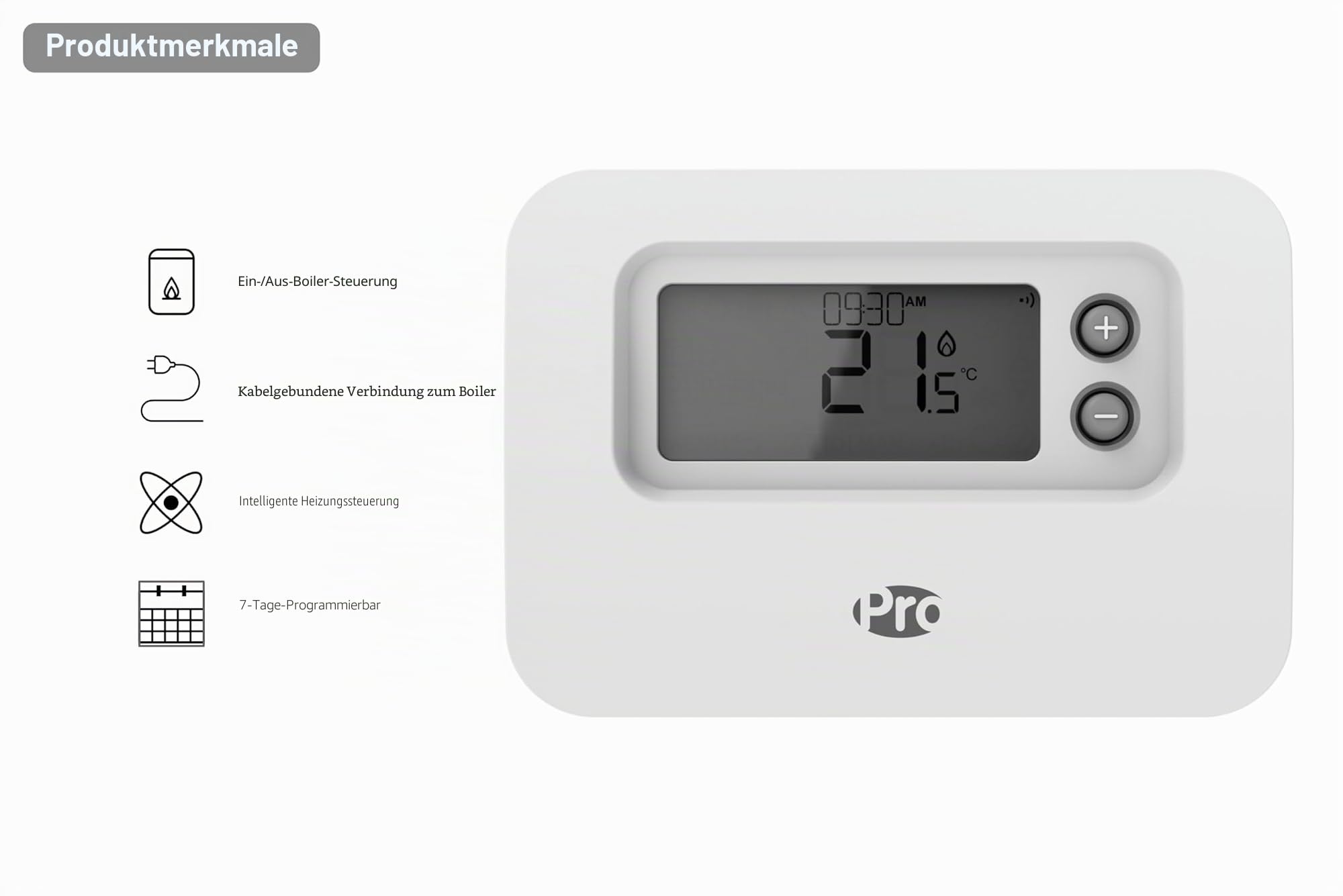 LavaTap Pro Honeywell programmierbares Thermostat Heizungsregler CM907 CM901 CM707 CM701 Ersatz Zentralheizung 7 Tage Programmierer Boiler Plus konform