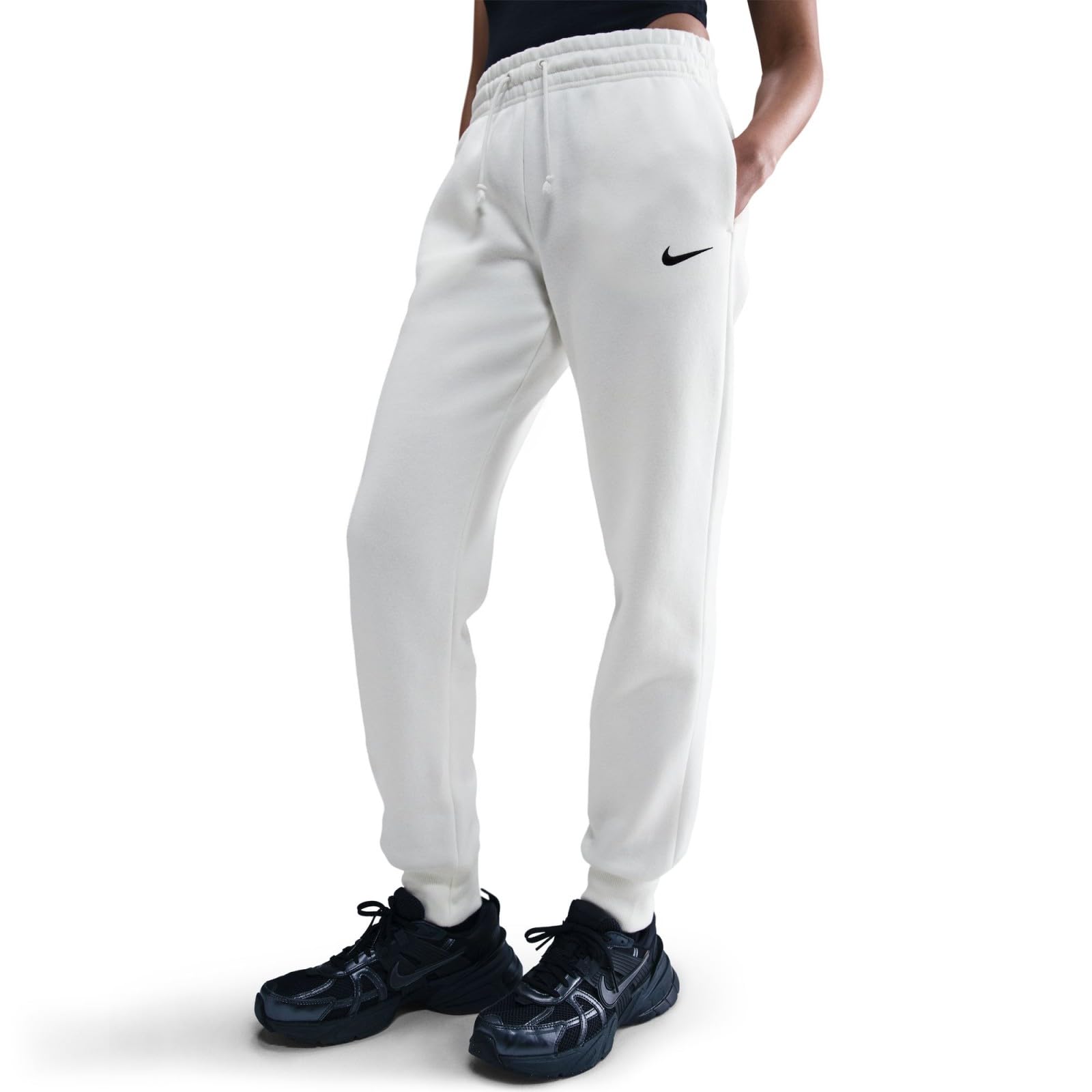 Nike Nike Sportswear Phoenix Fleece Jogger de Talle Medio - Mujer - Pants Mujer