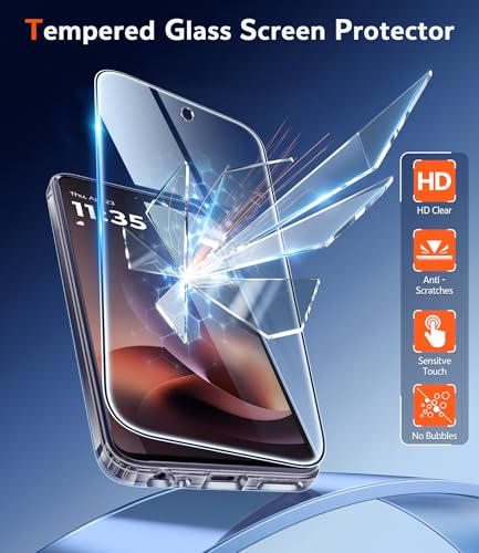 Image of FNTCASE for Motorola Moto G-Power-5G-2026 Case: for Moto G Power 2025 Case Clear Slim Anti Yellowing Cell Phone Cover - Rugged Shockproof Protective Bumper Transparent Cases(Clear)