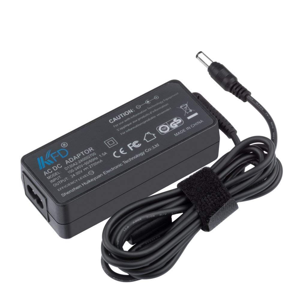KFD 65W 24V Oplader Acculader Voeding voor Logitech GT Au Volant Force PRO Volant Racing Wheel G27 G25 Harman Kardon Go Momo Play Scanner LabelWriter