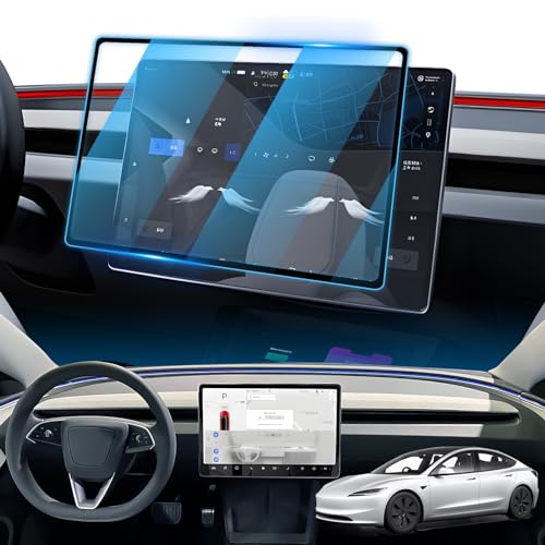Protecteur d'écran Tesla pour éviter les rayures et reflets sur Model Y 2025