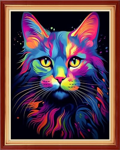 Image of Funart Stamped Cross Stitch Kits for Beginners Full Range of Cross Stitching Preprinted Embroidery Kits for Adults, 11CT Embroidery Pattern Needlepoint Kits- (ArtColors33)
