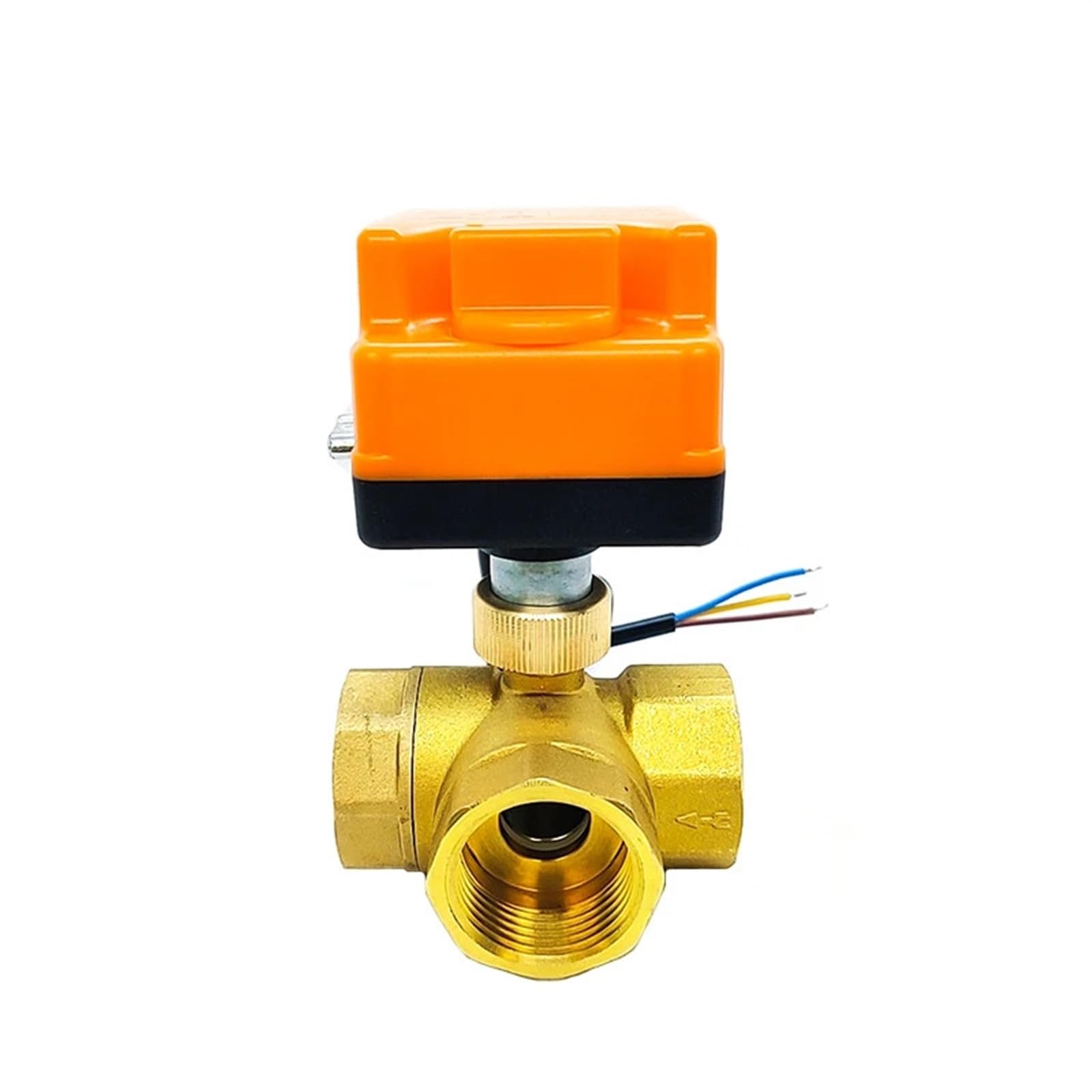 Vanne électrique à trois voies en laiton 1/2 DC24V pour plancher chauffant