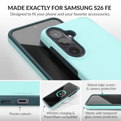 Image of Crave Dual Guard for Samsung Galaxy S26 FE Case with MagSafe - Aqua