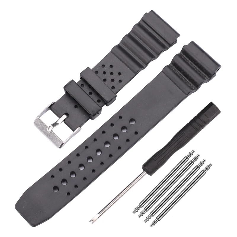 Bracelets de montre en caoutchouc pour hommes actifs
