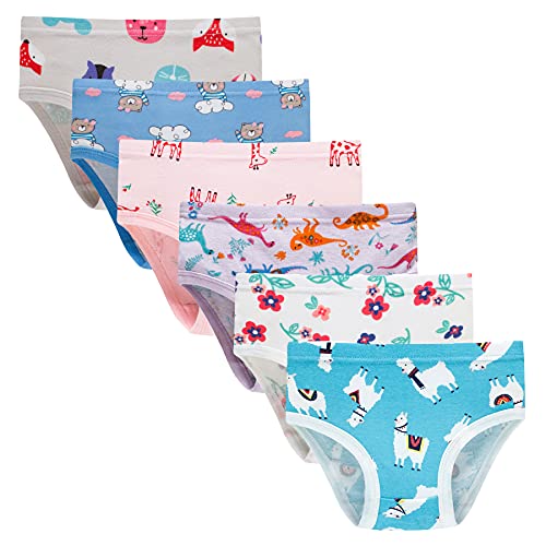 Boboking Toddller - Bragas de algodón suave para niñas, Multicolor2, 5 años