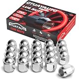 OTUAYAUTO Dadi M12 x 1,25 – 20 dadi cromati 12 x 1,25, ricambio per Subaru Outback, Forester Factory OEM Stock Lug Nut Set, sede conica, esagonale 19 mm, dado a ghianda a ghianda con estremità chiusa