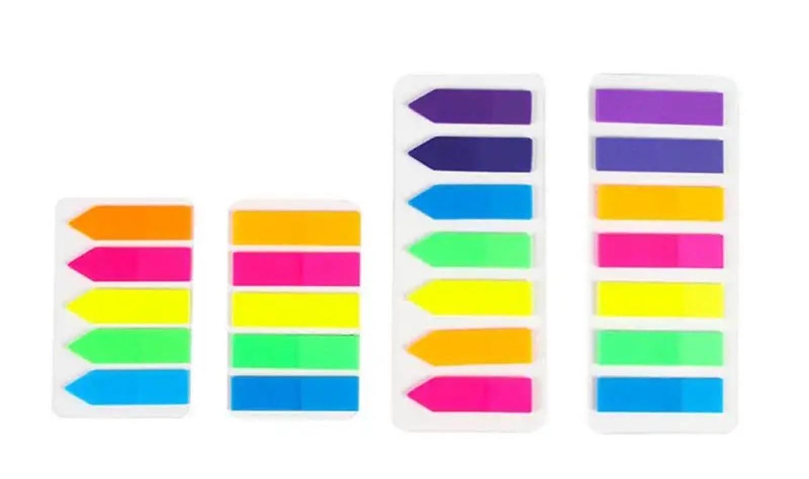 Haftnotizen, fluoreszierende Index-Tabs, selbstklebende Seitenmarkierungen, transparent, zum Klassifizieren von Dateien, Flaggen, Aufkleber (grün), 50 Stück