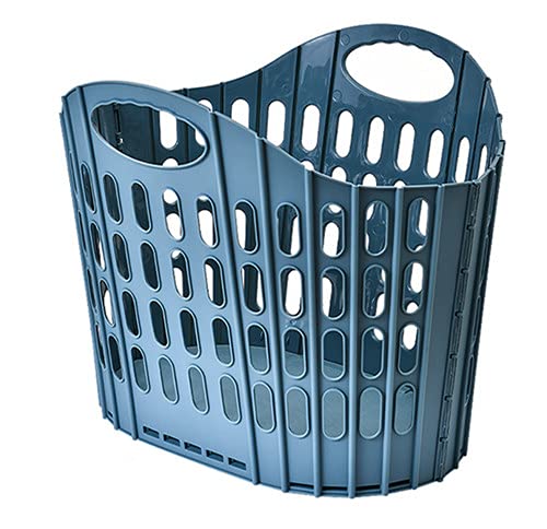 大人気】 多機能汚れた衣類収納バスケット ブルー 【公式通販】
