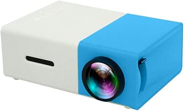 HongLianRiven Portable Projector 400 600 Lumens Blue