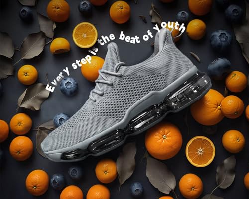 Image of Men's Air Running Shoes Non Slip Workout Casual Sport Shoes for Men Basketball Sneakers Fashion Tennis Sport Fitness Cross Trainers