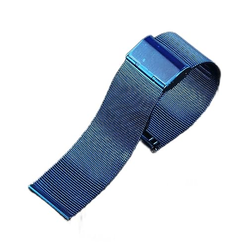 Bracelet de montre maille en acier inoxydable argenté élégant