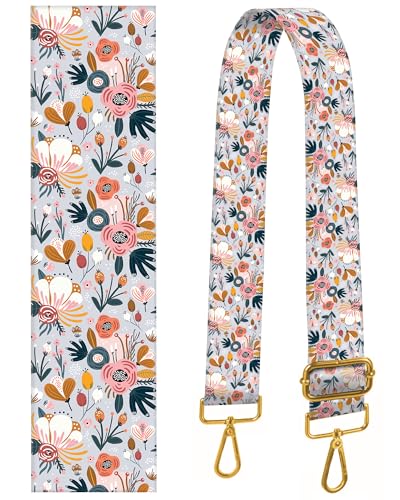 Image of Purse Strap Replacement Crossbody 2 inch Wide Shoulder Strap, Cute Handbag Strap Bag Strap Replacement Belts Adjustable