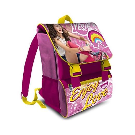 DISNEY Soy Luna - Zaino scuola estensibile 41cm elementare 2016-17
