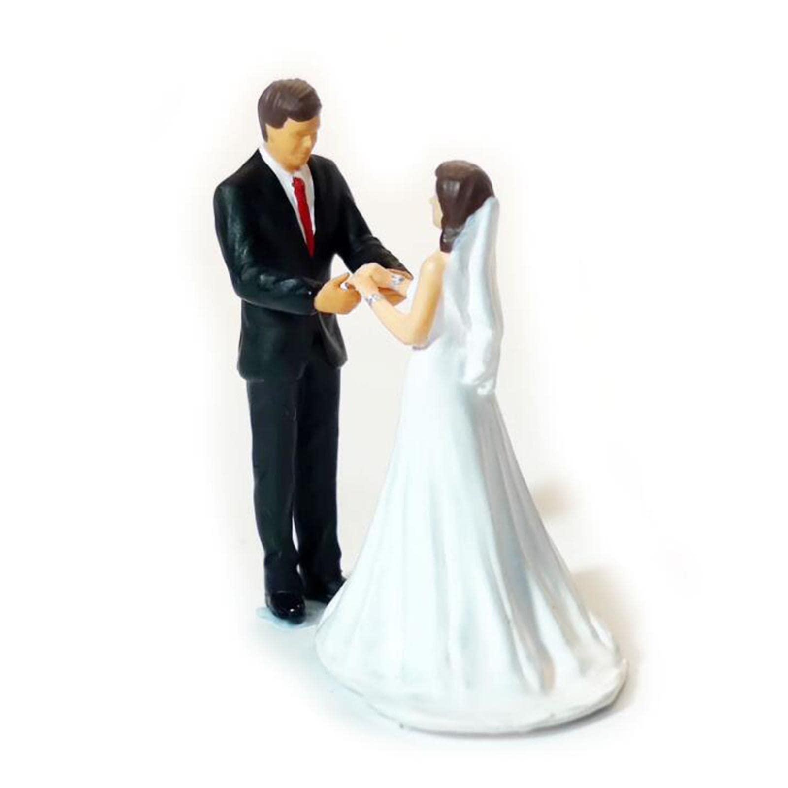Amazon | DeeRace ミニ新郎新婦セット 1/87 樹脂装飾ミニチュアモデル 