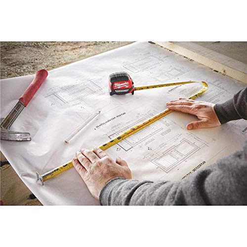Milwaukee Electric Tool 25Ft Compact Magnetic Tape Mea