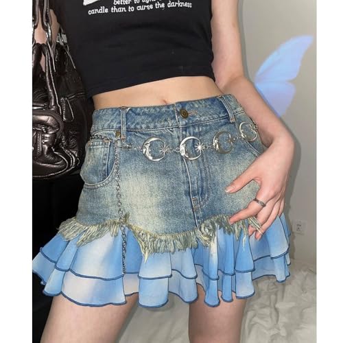 Trendy Y2K Vintage Bohemian Belt Flower Bohemian Belt Waist Chain Butterfly Tassel(Style C)3