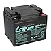 Produktbild Kung Long 12V 45Ah WPL45-12N, Bleiakku Batterie, geeignet für Sicherheitstechnik, Brandmeldeanlagen, ELA-Anlagen, USV, Telekommunikation, Notstromanlagen (45Ah)