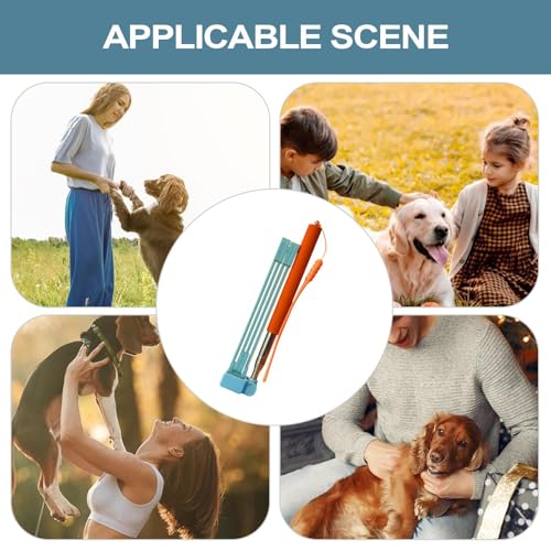 Yonuaret Hundekotschaufel, lange Schaufel, Teleskop-Reinigungswerkzeuge mit Müllbeutel, Abfallentfernungslösung für alle Rassen, Grasreinigungszubehör