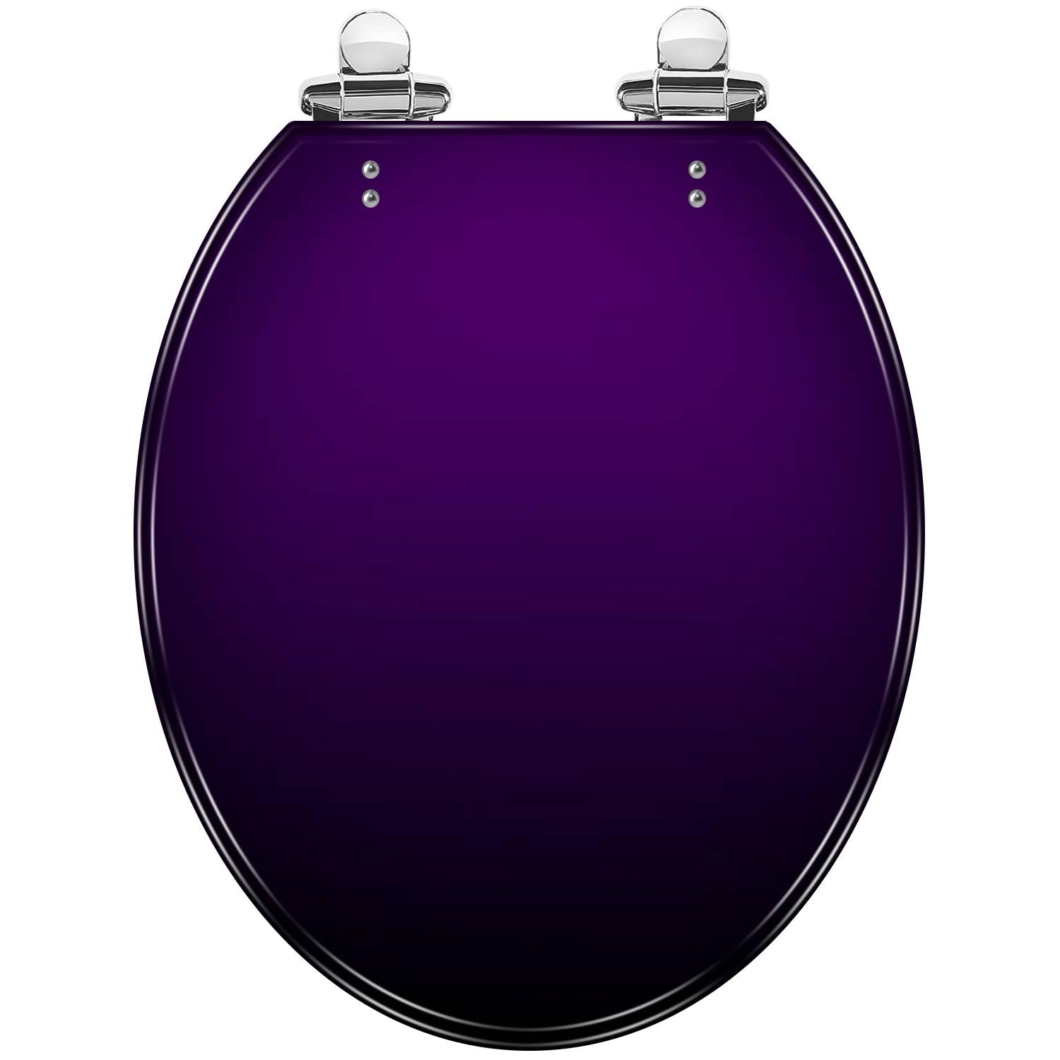 Round Toilet Seat Abstract dark purple dark purple color using as Resin Toilet Seat with Quietly Close Quick Release Hinges Decorative Toilet Seat with Cover Easy to Clean and Install