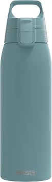 SIGG - Stainless Steel Drinking Bottle - Shield ONE Morning Blue - Suitable for Carbonated Drinks - Leak-Proof - Feather-Light - BPA-Free - Outdoor & Fitness - 34 Oz