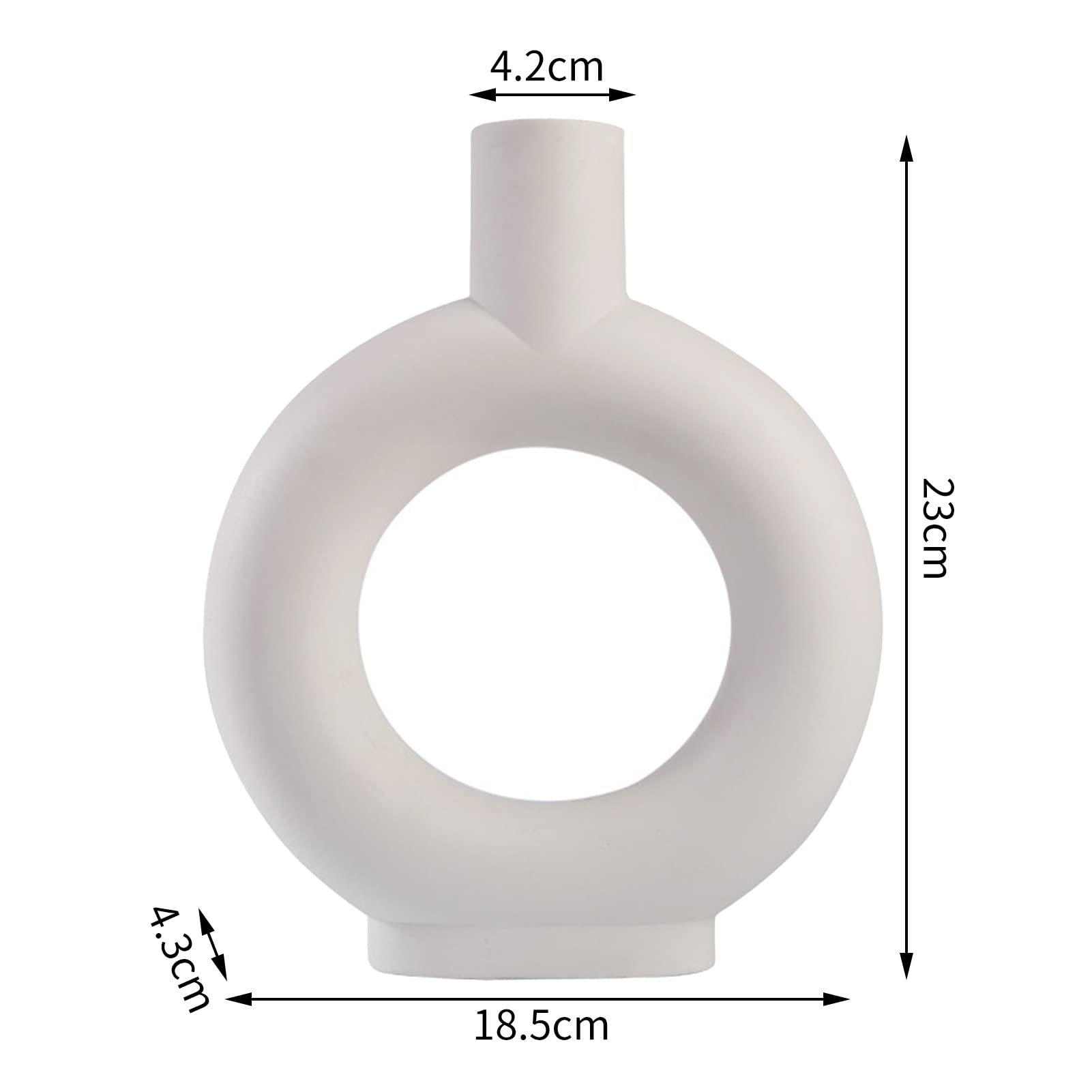 Dekoracja wnętrza Ozdoby, dekoracje, dekoracje wnętrz, dekoracje wnętrzCeramiczny wazon na pączki, wazony ceramiczne Dekoracja w stylu nordyckiego minimalizmu na ozdoby świąteczne, kuchnia, biuro lub