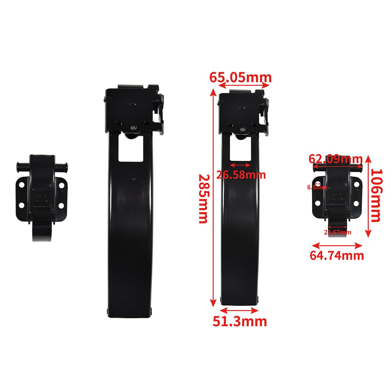 Butée de porte arrière gauche/droite arrêt de porte A9067600428 LOQUET DE PORTE Compatible avec Mercedes Sprinter 906 VW Crafter