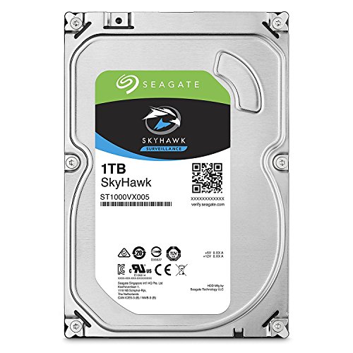 Seagate Skyhawk 1TB ST1000VX005 Internal Hard Disk 3.5 inches 64 MB Cache SATA 6 Gb/s (Renewed)