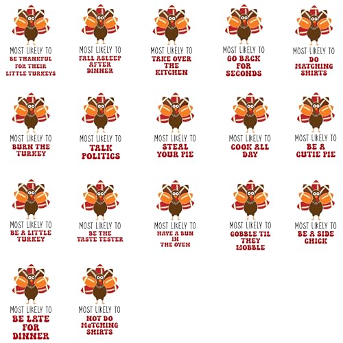 Funny Family Thanksgiving 2025 Shirt, Most Likely to Thanksgiving, Matching Tshirts, Friendsgiving Group Shirts4