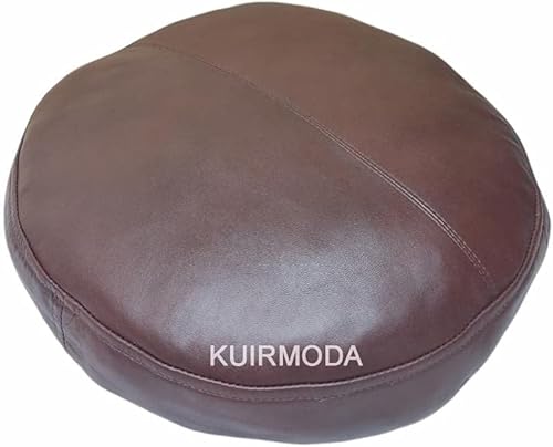 Miniatura 2 de Funda de almohada redonda de piel de cordero – Funda de cojín para sofá – Fundas decorativas circulares para cojín para sala de estar y dormitorio,