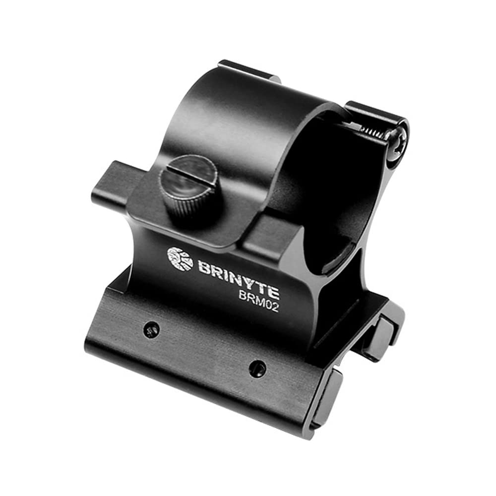 Brinyte BRM02 Support magnétique pour lampe de poche, adapté pour lampe de poche de 25 mm ~ 31 mm de diamètre, pour vol tactique et lumière de chasse