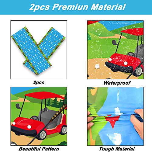 Wiooffen Golf Party Supplies Tableware Kit For 24 Guests Golf Birthday Party Plates Napkins Decorations And Favors With Sports Tablecloth And More #TOP2