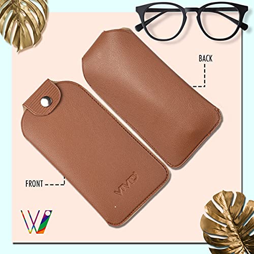 Image of Unisex Specs Self Button Eyewear Dabbi Artificial Leather Soft Case Cover