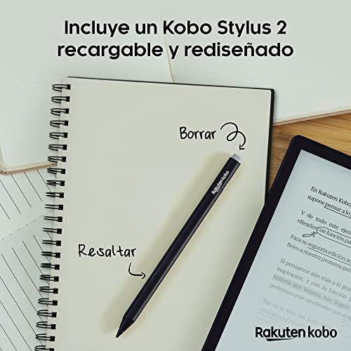Miniatura 3 de Kobo Elipsa 2e Ereader Pantalla Táctil Antirreflejos De 10,3 Con Comfortlight Pro Incluye Kobo Stylus 2 Brillo Ajustable Wi-Fi Tecnología Carta E Ink 32 Gb