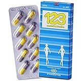123 Natural Herbal Laxative (1 X 10 Capsules Pack Size) Made from Natural Herb by The Tradional Textbook, Smooth and Safe for Experience Occasional Constipation