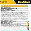 Fieldpiece - SC640 Swivel Clamp Meter with Dual Display, Inrush Current, LED Jaw Flashlight and Backlit Display - HVAC Tools