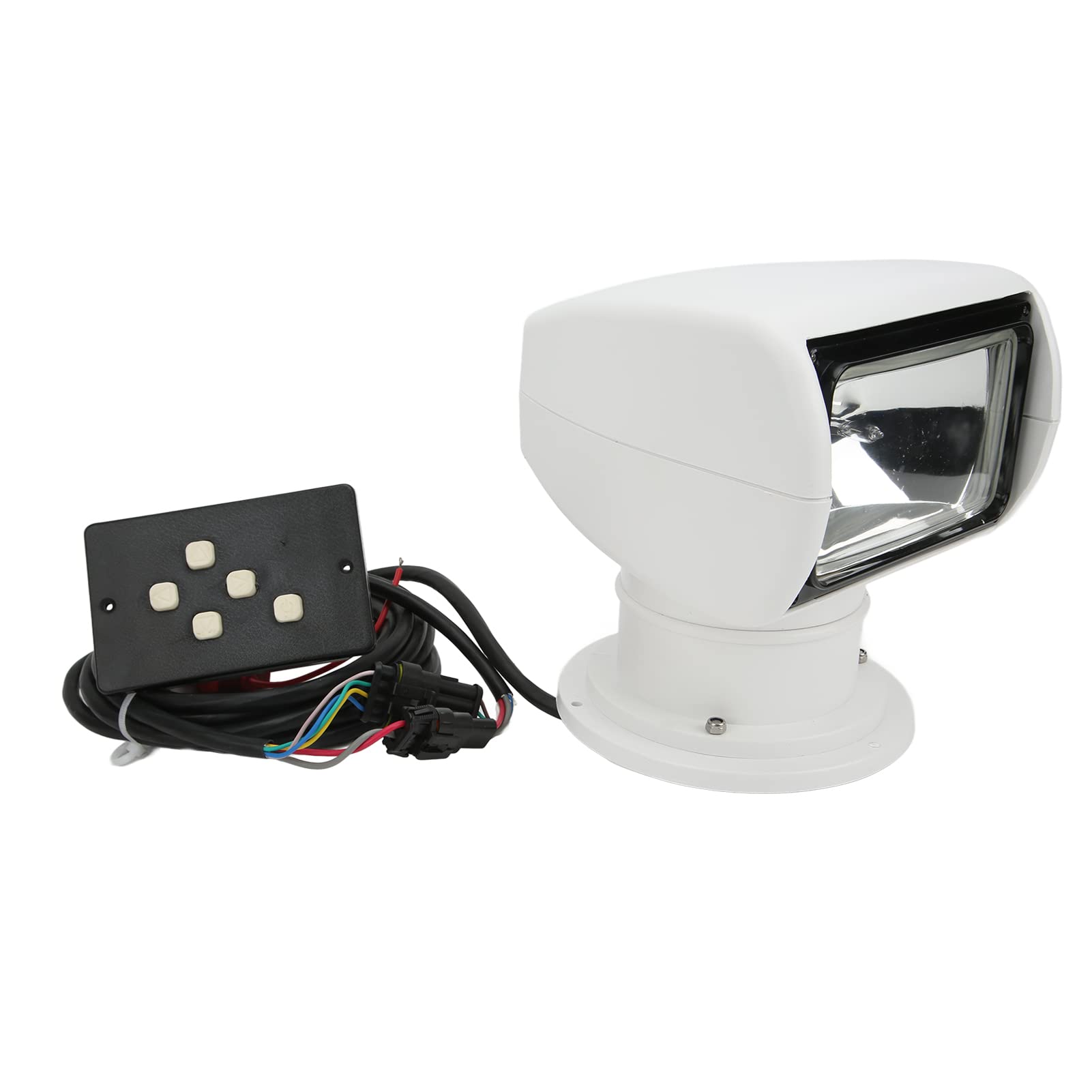Projecteur Rotatif à 360 Degrés, étanche IP67, Télécommande, 100W, pour Yacht, Camion, Voiture, Marine (#11)