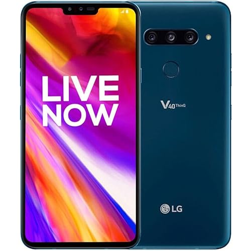 LG V40 ThinQ (LM-V405UA) | 6/64GB | for Verizon and GSM Unlocked | Moroccan Blue