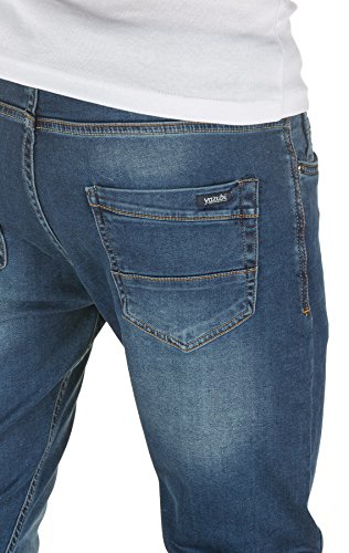 Yazubi Uomo Jogg Sweatpants in Jeans-Look Rick