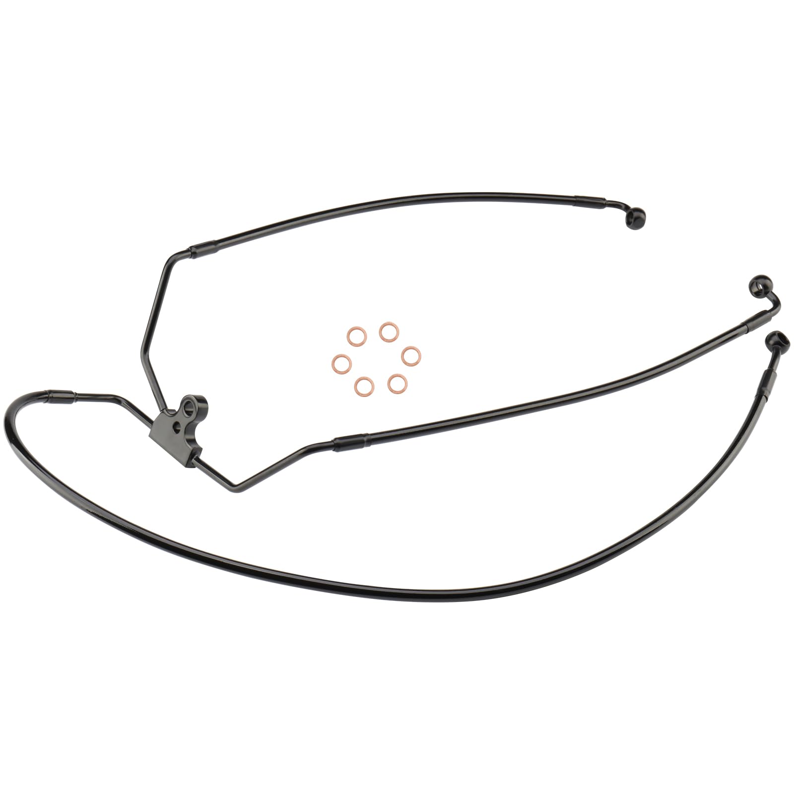 1996-2013 Touring 10" Handlebar Extension NO ABS Brake Line, Black