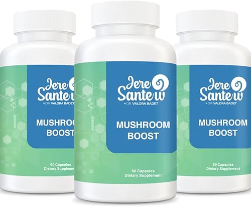 Miniatura 3 de Suplemento de refuerzo de hongos, apoyo inmunológico, claridad mental y energía, mezcla premium con Reishi, Cordyceps y melena de león para el