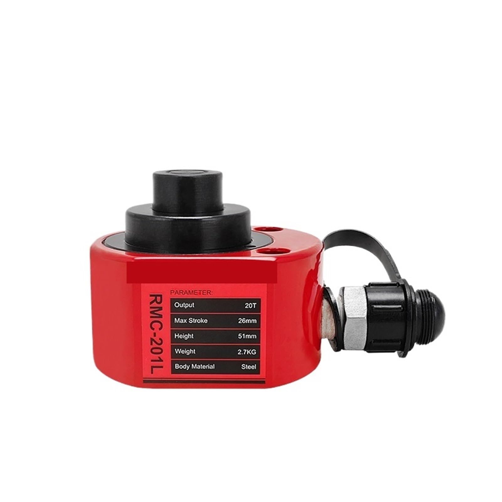 JVDDI Hydraulic Jack Hydraulic Cylinder RMC-201L Jack With Tonnage Of 20T Work Stroke Of 26mm for Vehicle SUV Van Truck Repair