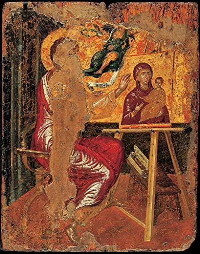 Posters et art pour décoration chambre El Greco Saint Luc dessinant la Vierge tableau 60x90