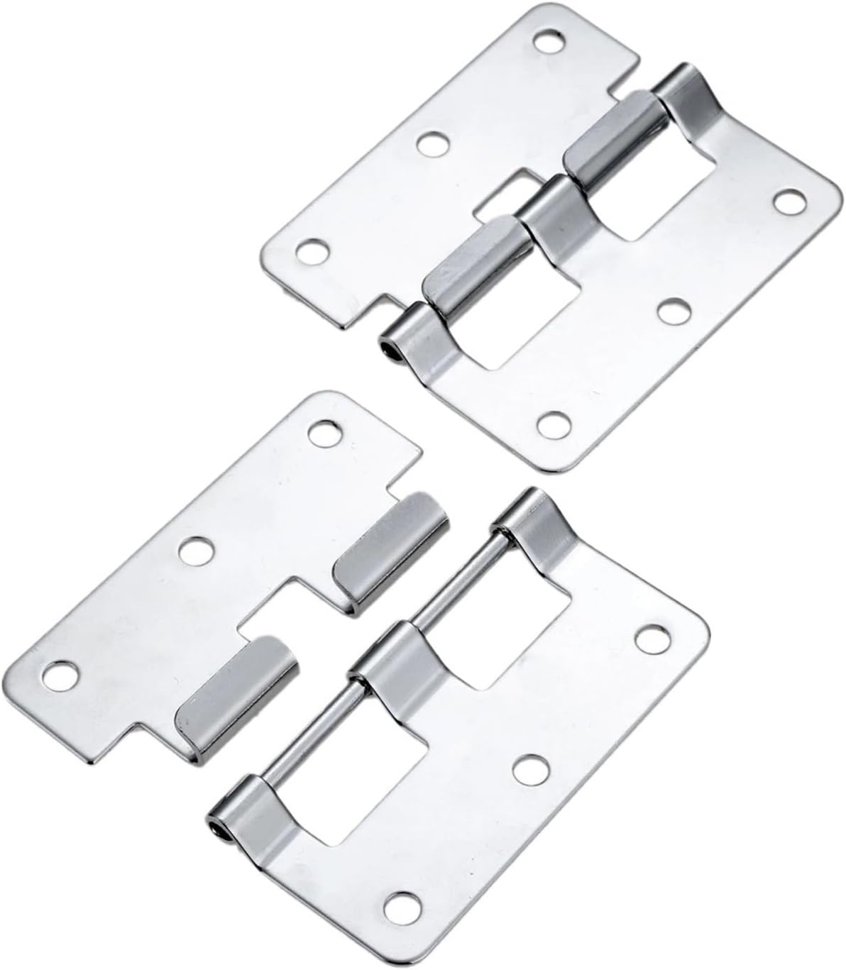 Frame Concealed Cabinet Door Hinge 2pcs Detachable Separation Hinge Wooden Box Remove Support Cabinet Furniture Decor 77 * 68mm