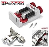KaSul | XL Twin - Metall Stiftdrücker | Uhren Armbandkürzer bis 4cm Bandbreite | + 10 Stifte |Profi